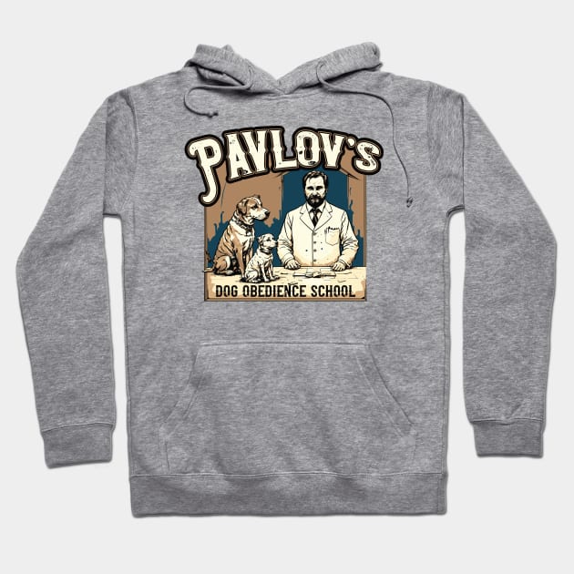 Vintage Pavlov's Dog Obedience School Hoodie by SLAG_Creative